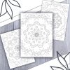 Cozy Mandala Patterns: Coloring Book - Image 3